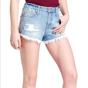 Mossimo Supply Co Stars & Stripes Jean Shorts